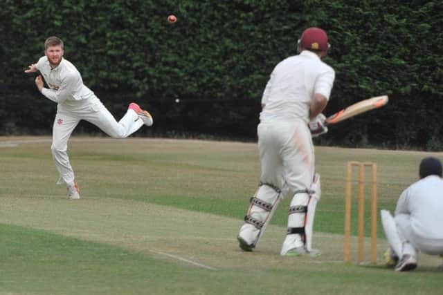 Andrew White faces the bowling of Sleafords Angus Youles EMN-170626-150304002