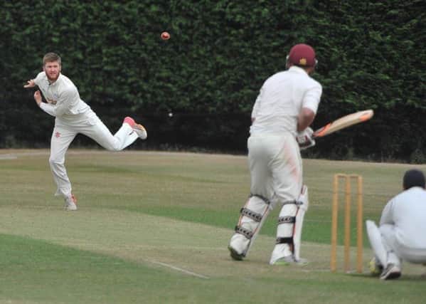 Andrew White faces the bowling of Sleafords Angus Youles EMN-170626-150304002