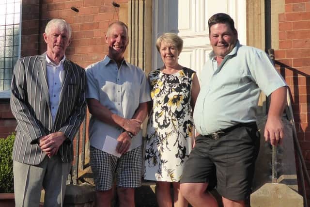 Captain Am-Am winners, from left, captain John Teanby, Mick Slowey, Christine Goldsbrough, Dave Varney. Â Missing from picture: Bruce Wong EMN-170626-152159002