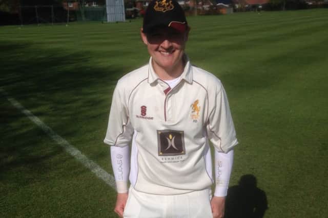 Arran Brindle was among the wickets for Louth First XI in their tie with Woodhall Spa EMN-170626-180012002