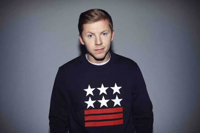 Professor Green joins Craig David at Cleethorpes.