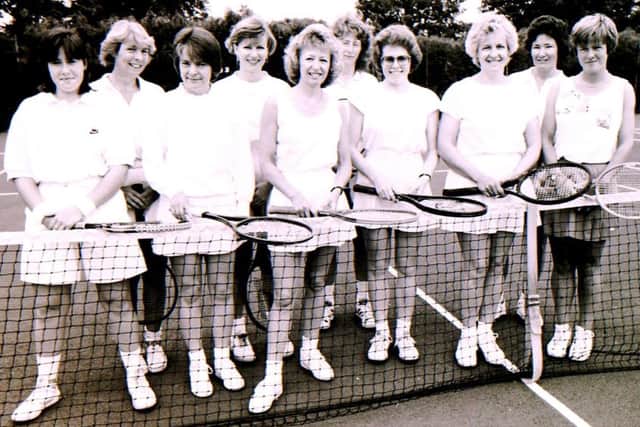 The Sleaford Festival of Sport ladies' tennis tournament in 1992. EMN-170630-105517001