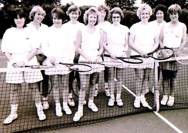 The Sleaford Festival of Sport ladies' tennis tournament in 1992. EMN-170630-105517001