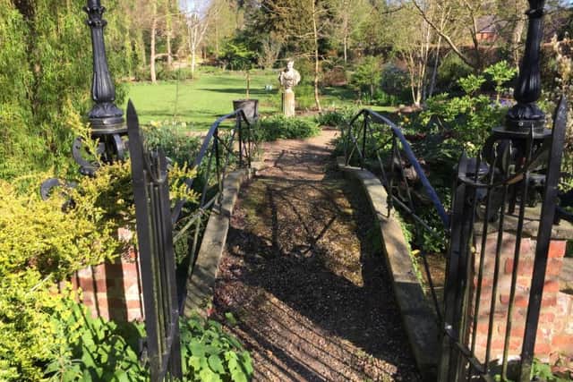 A snap of the beautiful garden at 48 Westgate in Louth.