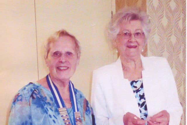 Pictured is Sheila Potterton and Barbara Green.