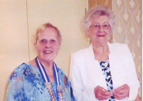 Pictured is Sheila Potterton and Barbara Green.