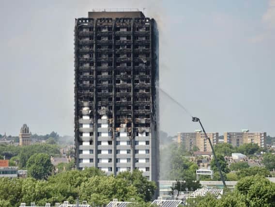 Grenfell Tower after firefighters extinguished the flames PPP-170620-101247001