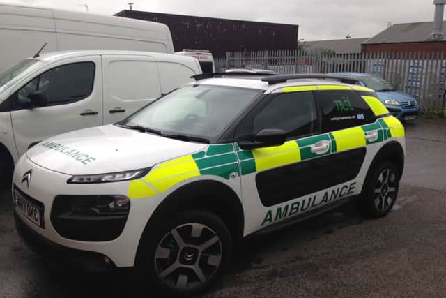 A TASL ambulance car. EMN-170629-134224001