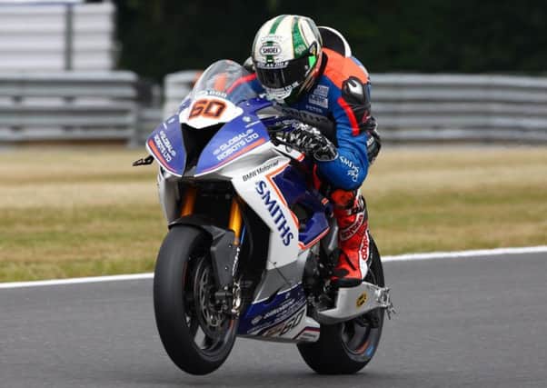 Peter Hickman in action at Snetterton. Photo: Dave Yeomans.