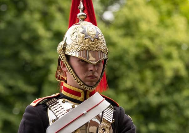 Gregory Harris at his passing out parade.