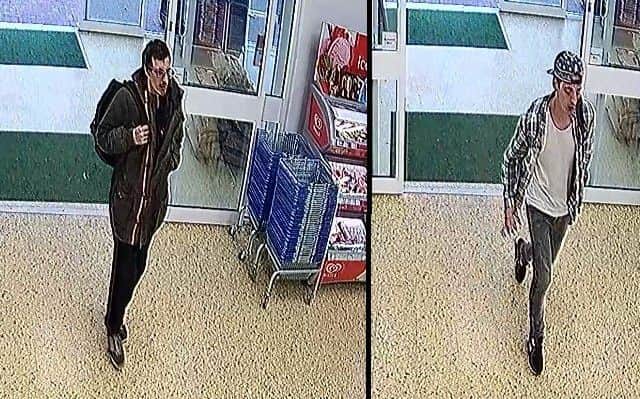 CCTV: Police would like to speak with these two men.