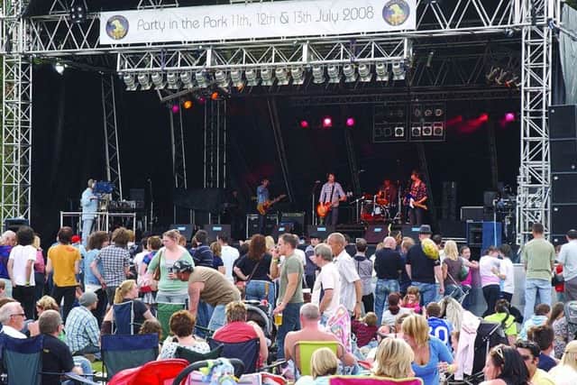 Party in the Park stock