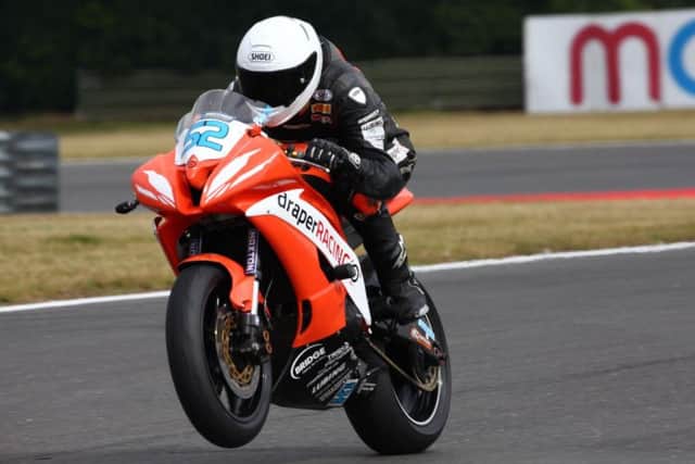 Tommy Philp in Snetterton action. Photo: Dave Yeomans.