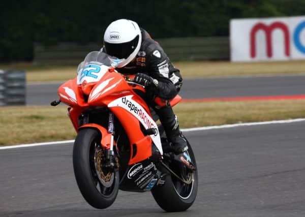 Tommy Philp in Snetterton action. Photo: Dave Yeomans.