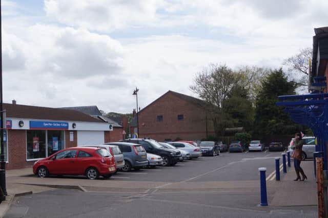 Market Rasens Lincolnshire Co-op car park. EMN-171007-165221001