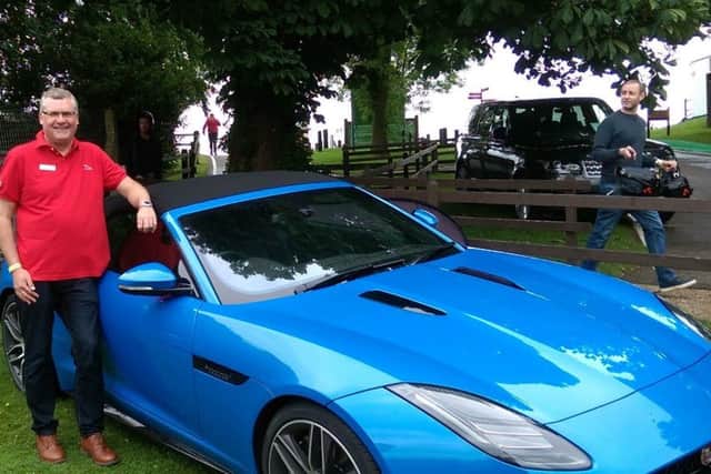 Andrew Shaw, Head of Business at Jaguar Duckworth in Boston delighted after a track day at Cadwell Park raised more than £5,000 for charity. ANL-170707-070022001