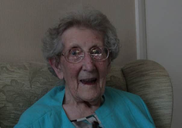 Doris Wallington celebrates her 100th birthday. EMN-170707-155553001
