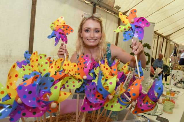 Vikki Bamforth raising money for Queen's Medical Centre at Spilsby Show. Photo: MSKP-090717-30 ANL-171007-123104001