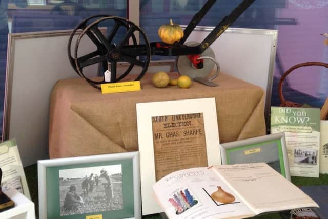 A taste of the new Charles Sharpe exhibition at Sleaford Museum. EMN-171007-175353001