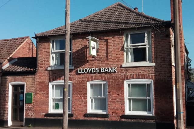 The Lloyds Bank branch in Heckington High Street. EMN-171107-172057001