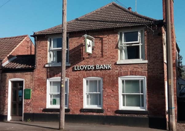 The Lloyds Bank branch in Heckington High Street. EMN-171107-172057001