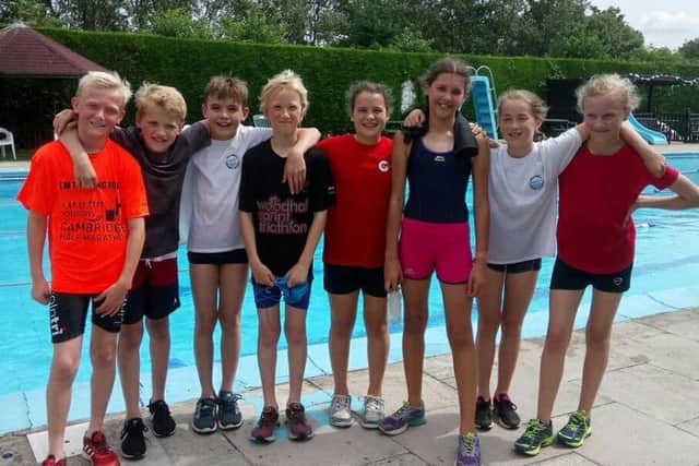 Cranwell Primay School's triathlon team EMN-170713-164724002
