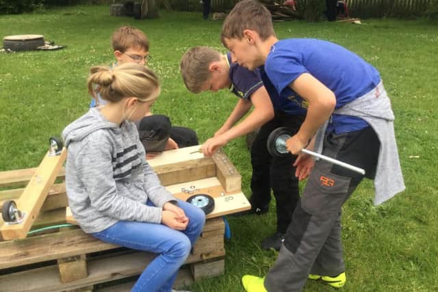 Outdoor learning at Donington on Bain EMN-170720-083356001