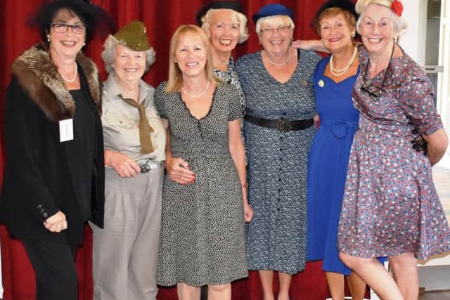 Members of Spa Afternoon WI dressed in 40s fashions EMN-170718-093521001