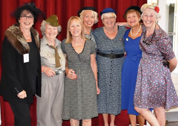 Members of Spa Afternoon WI dressed in 40s fashions EMN-170718-093521001