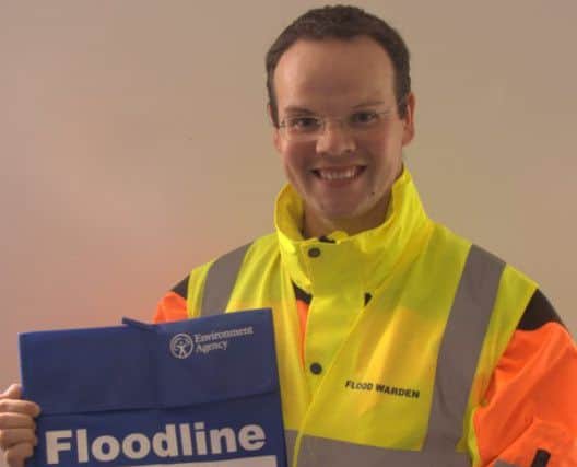 Councillor Darren Hobson, long-serving flood warden for Louth.