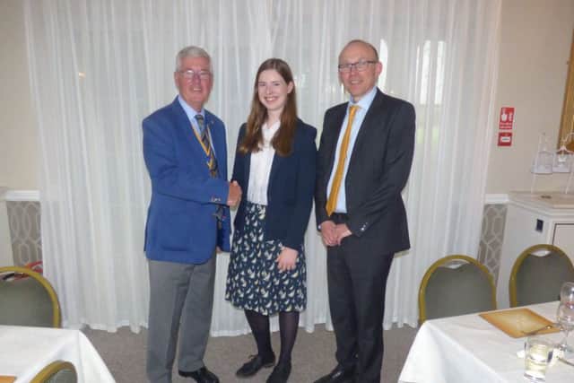 The Rotary Club of Louth have given out a dream scholarship to a Louth girl for a trip of a lifetime to America.