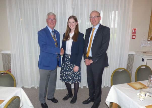 The Rotary Club of Louth have given out a dream scholarship to a Louth girl for a trip of a lifetime to America.