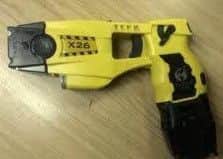 A police taser. EMN-170718-090925001