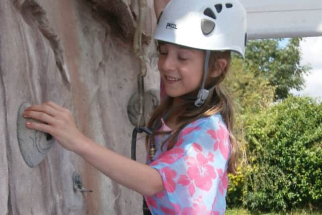 Have a go on the climbing wall during Active Lincolnshire's free weekend of sport. EMN-170718-145453001