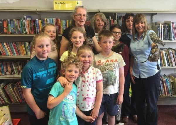 Owlin' Mad fun at Market Rasen Library EMN-170726-172734001