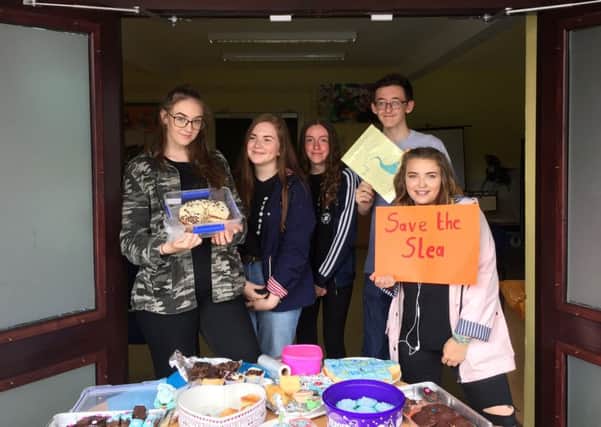 Pupils from St George's who took part in cake sale in aid of the River Slea. EMN-170725-140727001