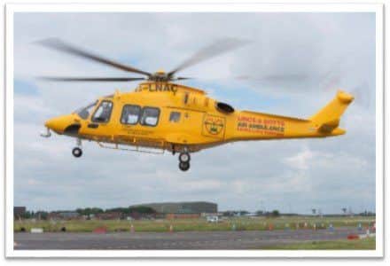 Lincs & Notts Air Ambulance.