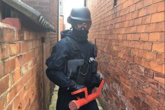 Lincolnshire Police executed a raid in Mablethorpe today (Friday, July 28).