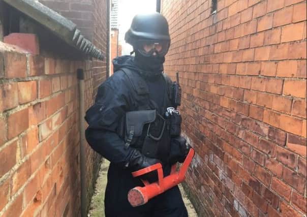Lincolnshire Police executed a raid in Mablethorpe today (Friday, July 28).
