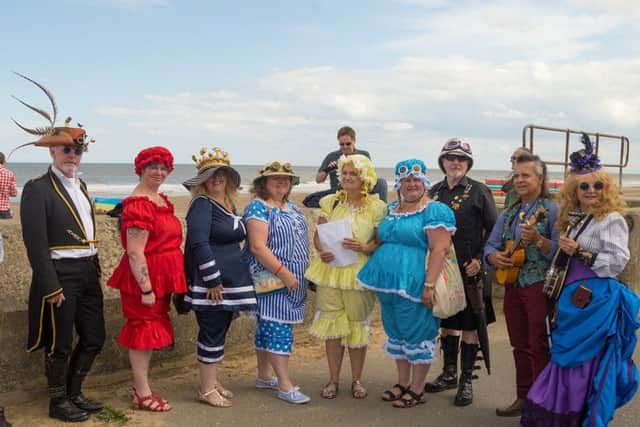 The recent Beach Hut Festival in Sutton on Sea was a big success.