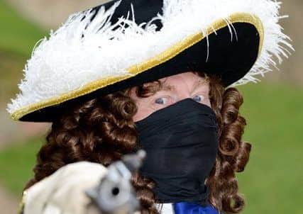Stand and deliver!! Lincoln Castle event.