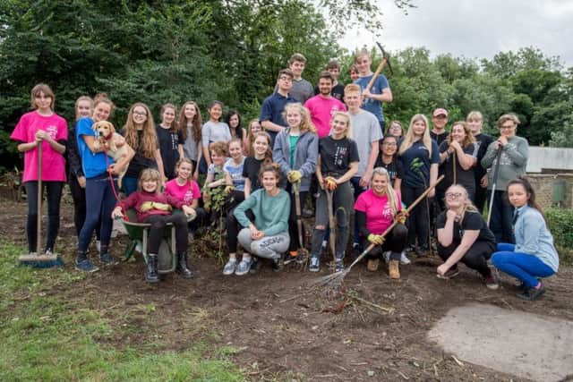 Teenagers on the NCS scheme.