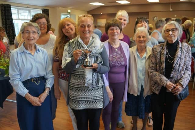 Show winners: Ludford WI, who won the Craft Cup EMN-170108-070935001