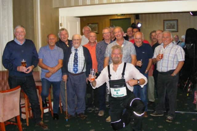 The spark is still there. Sleaford electrical apprentices reunited at the Solo Bar. EMN-170308-144352001