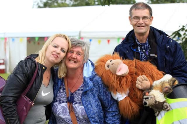 Lincolnshire Light Aircraft Festival at Star Fen, Heckington. Pictured are JUlie Hinson, Nicola Bierley, and Terry Conxon.