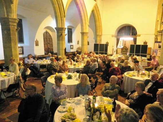 Dinner in the Nave at Caistor Church EMN-170308-083709001