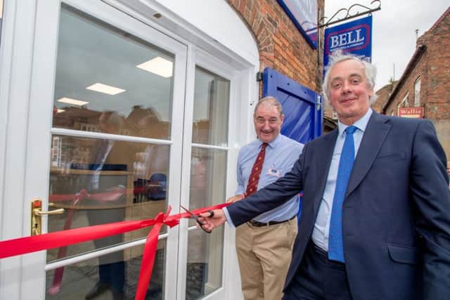 One of Horncastles oldest businesses breathes new life into Lindsay Court building - and sparks a historical link.