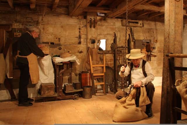 Come to Cogglesford Watermill for a milling day. EMN-170908-133518001