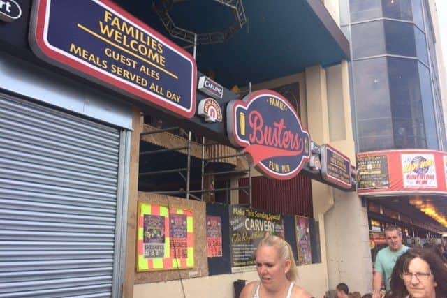 Busters pub is soon to open on Skegness seafront. ANL-170814-155959001
