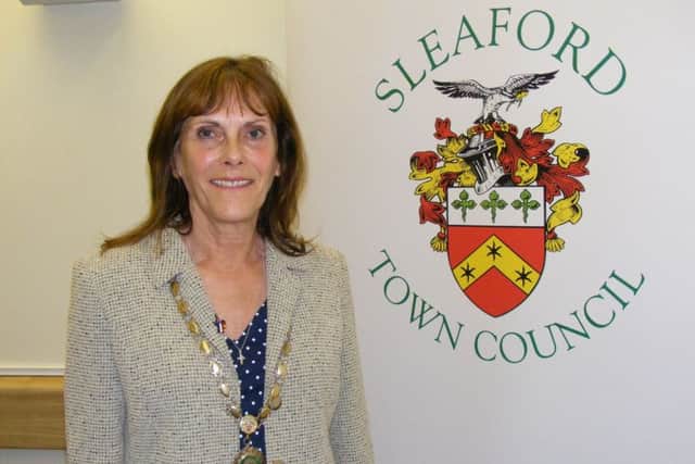 Mayor of Sleaford, Coun Jan Mathieson. EMN-170815-160846001